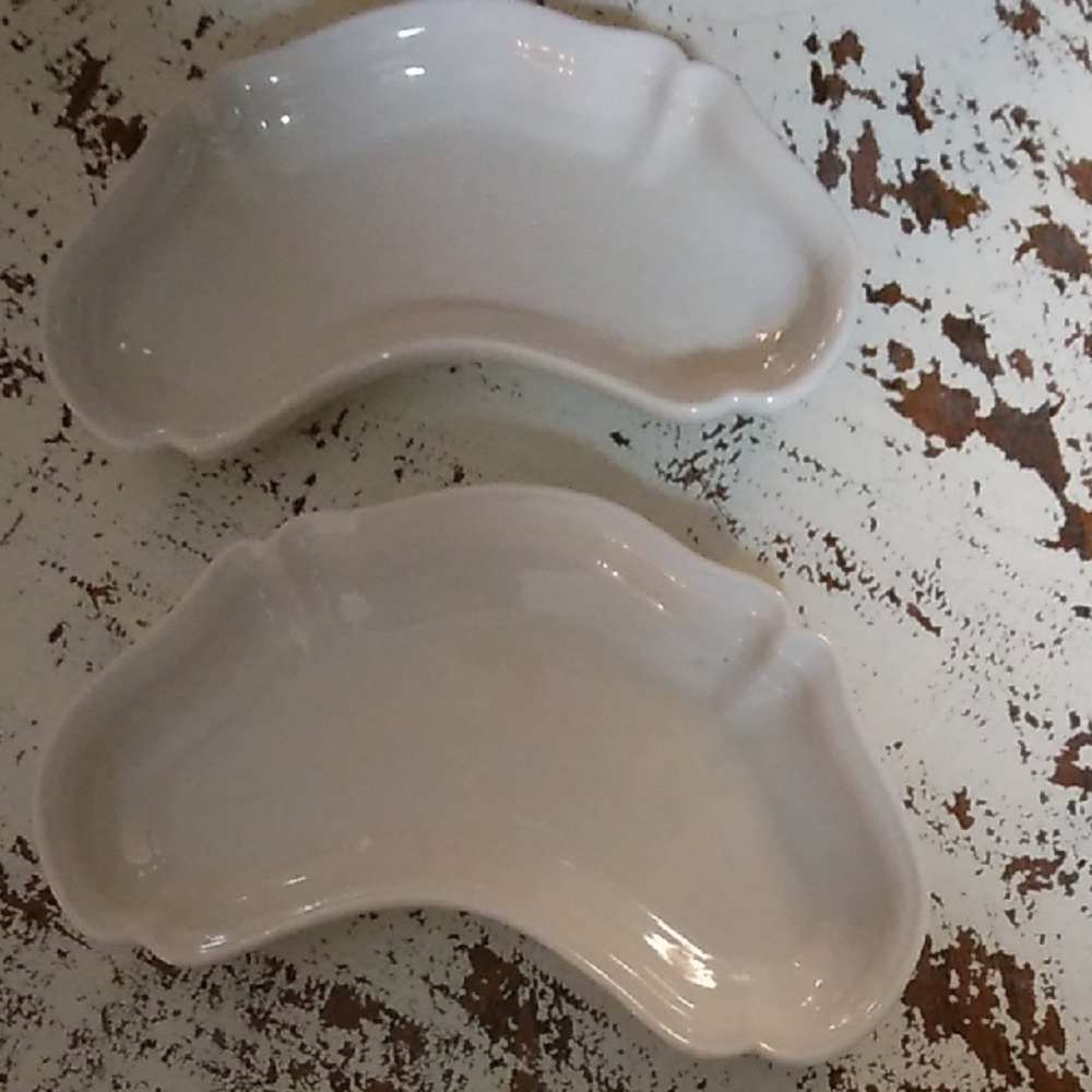 Elegant White Ceramic Serving Dishes
